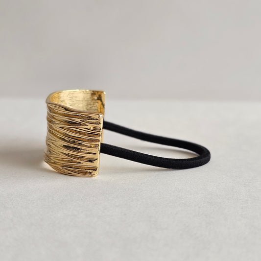Ponny Cuff Hair Baño de oro 18k