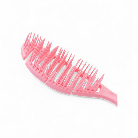 Cepillo flexible tipo laberinto rosado