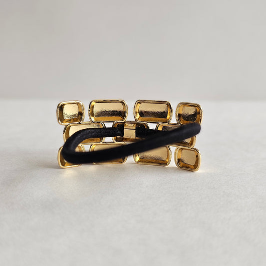 Ponny Cuff Hair Baño de oro 18k