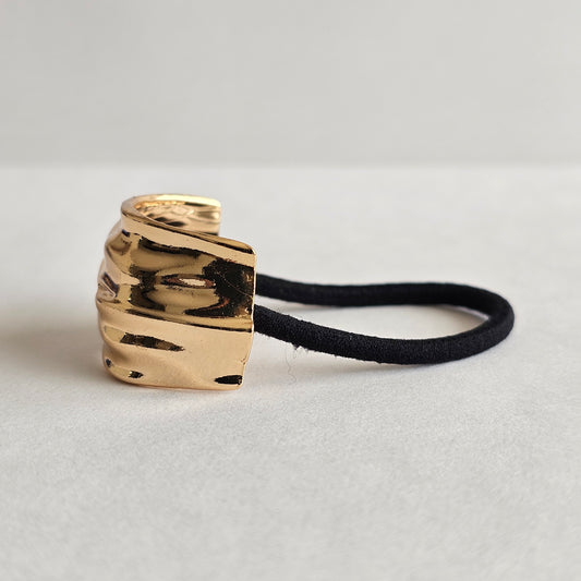 Ponny Cuff Hair Baño de oro 18k