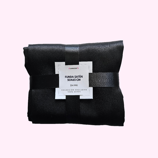 Funda satén negro