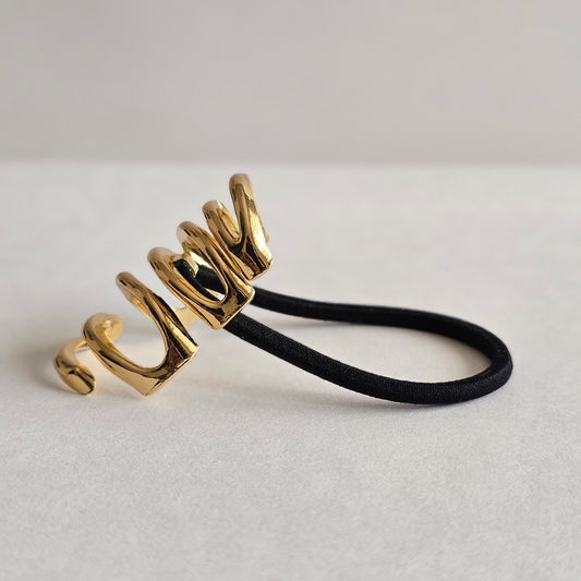 Ponny Cuff Hair Baño de oro 18k