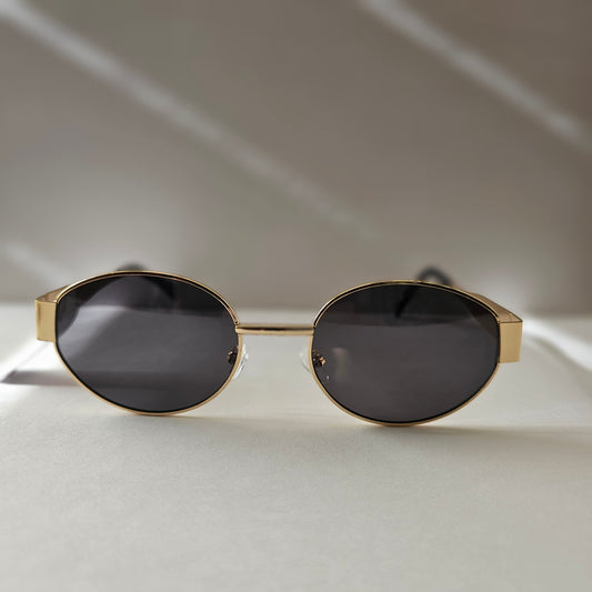 Round Gold Grey
