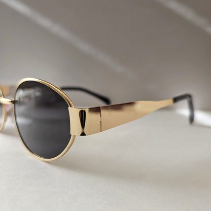 Round Gold Grey
