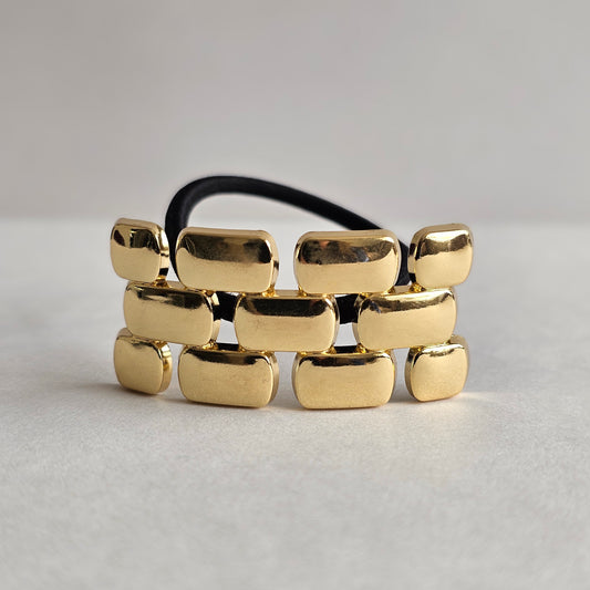 Ponny Cuff Hair Baño de oro 18k