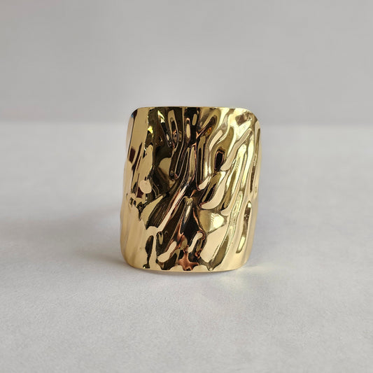 Ponny Cuff Hair Baño de oro 18k
