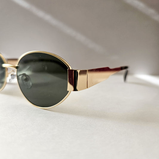 Round Gold Green
